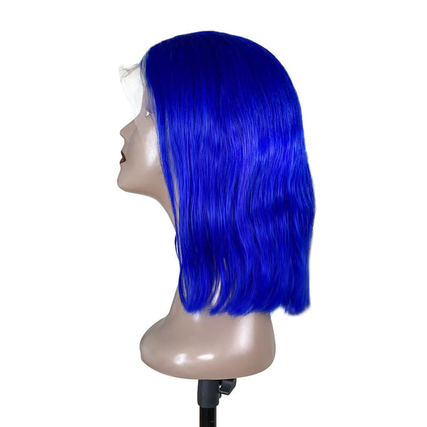 13x4 Blue Transparent Lace Frontal Wig