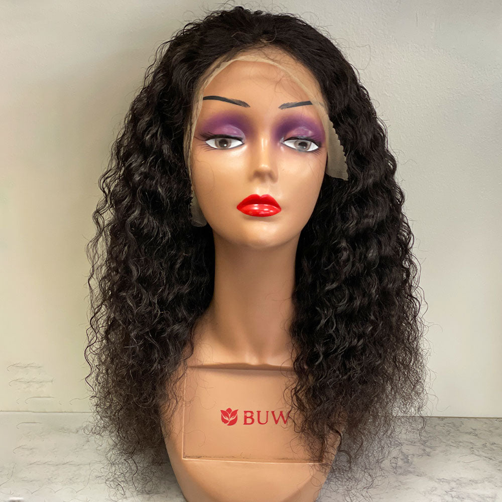 220% Density Customized Wig 13X4 Transparent Lace Frontal With 3 Bundles Ship/Pick up