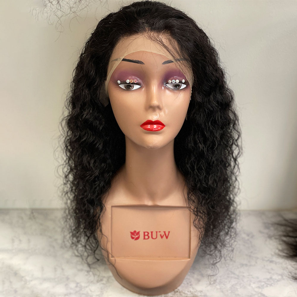 220% Density Customized Wig 13X4 Transparent Lace Frontal With 3 Bundles Ship/Pick up