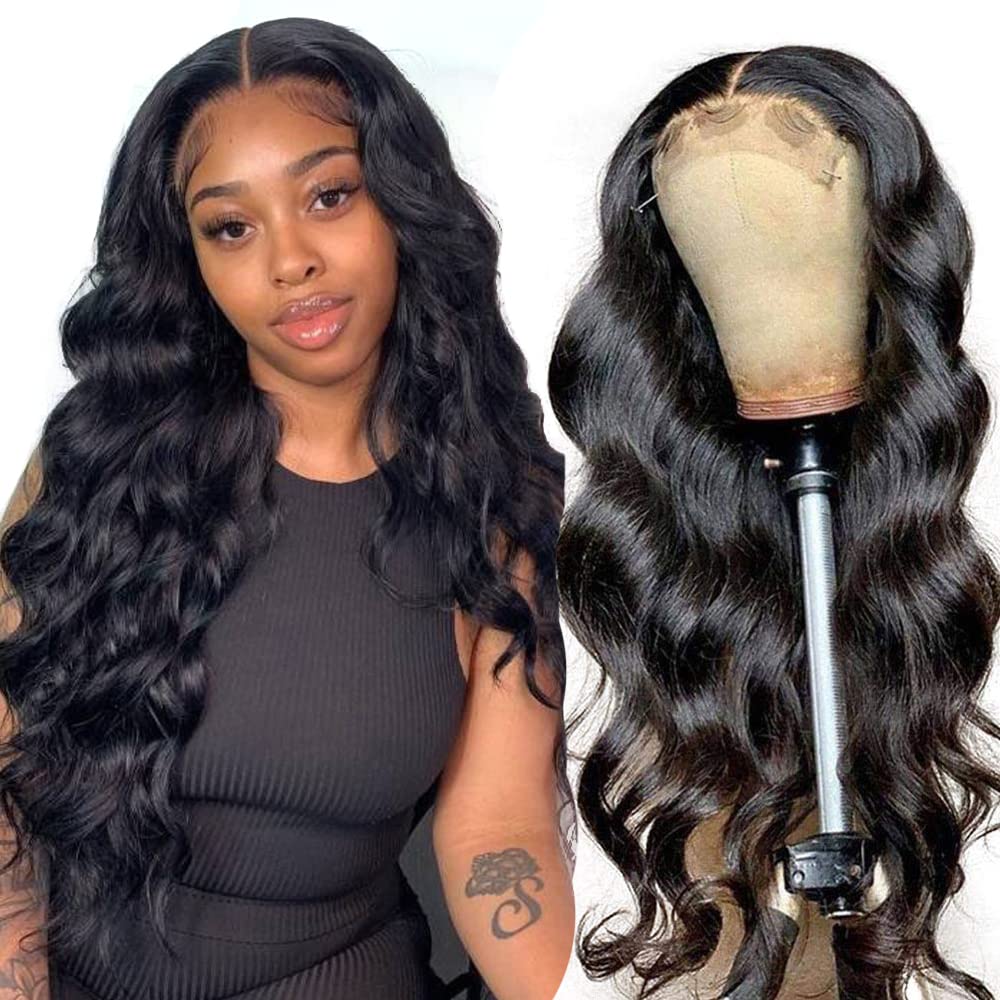 220% Density Customized Wig 5X5 Transparent Lace Closure With 3 Bundles Ship/Pick Up