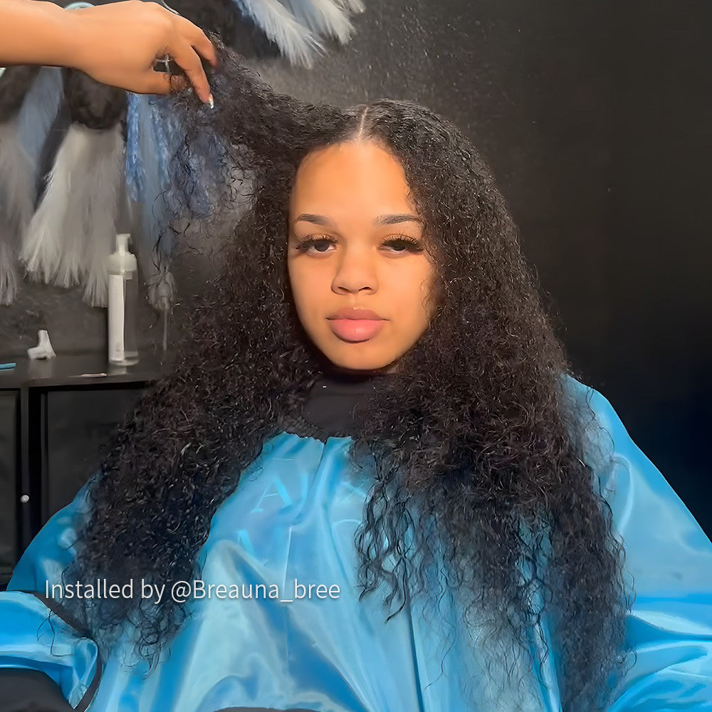 【Breauna_bree】9A Bundle 100% Human Hair Water Wave Natural Color 3PCS SEW IN /  QUICK WEAVE / Make Boho Braid/ Local Pickup & Shipping