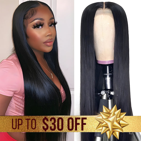 #30. 13x4 Transparent Lace Frontal Wig |Straight |180% Density |16 - 30 inches |100% Human Hair Dallas Store pick up