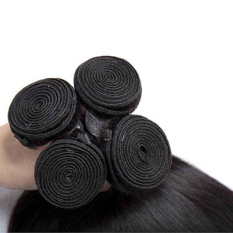 【Influencer Collaboration】9A Long Bundle 100% Human Hair Natural Color 18"-28" 3PCS & 4PCS SEW IN / LEAVE OUT / QUICK WEAVE / Make Boho Braid/Ponytail/Wig