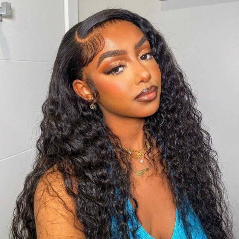 180% Density 13x4 Transparent Lace Frontal Wig Natural Color 100% Unprocessed Human Hair Dallas Store Pick up