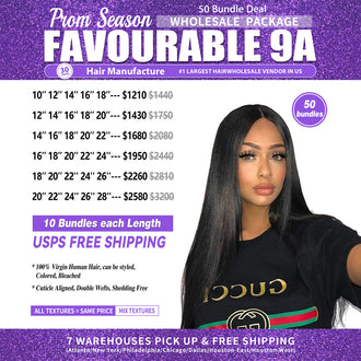 BUW Wholesale Package Deal Favourable 9A - 50 Bundles Deal (100g/Per Bundle)
