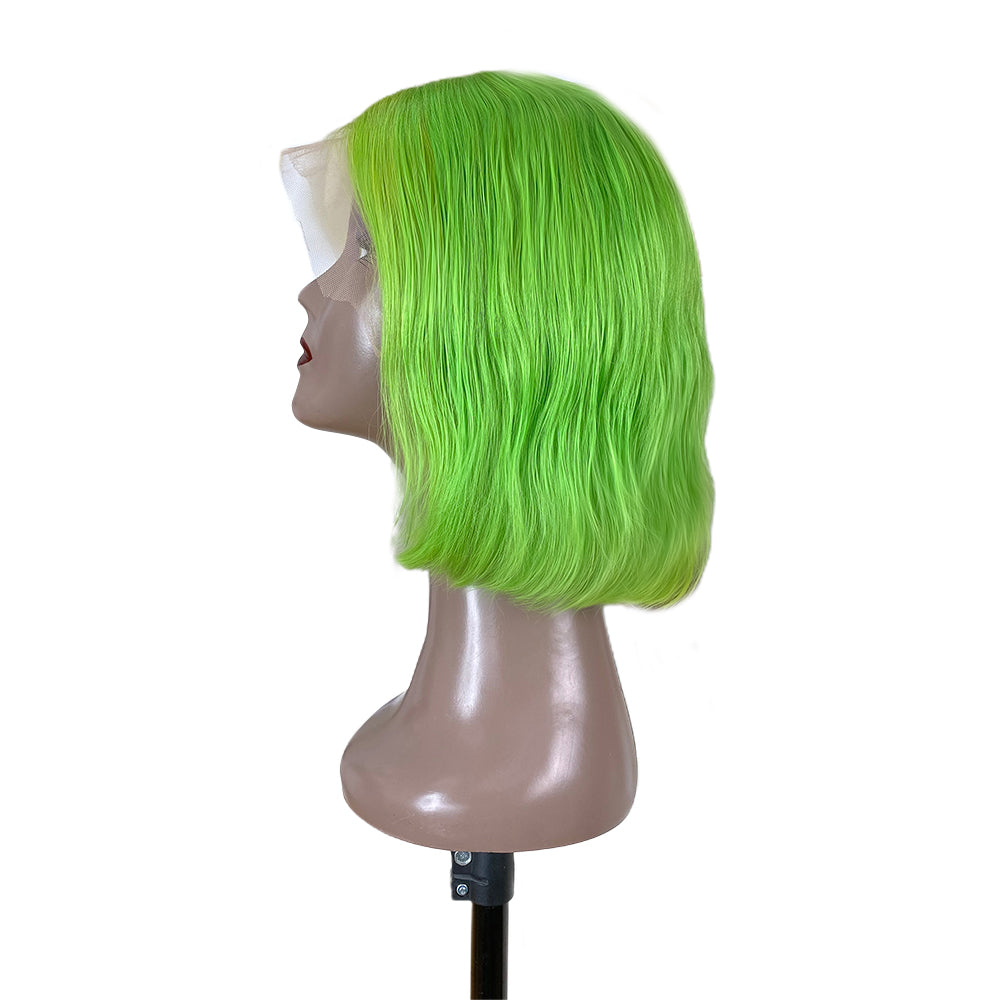 180% Density Dyeing Service 13X4 Transparent Lace Frontal Wig Dyed in Customered Specified Color Online Order Only