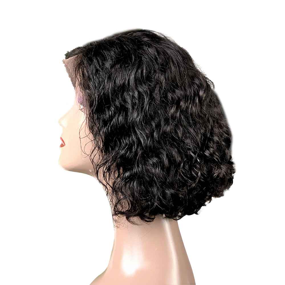 180% Density 13X4 Transparent Lace Frontal BOB Wig Pre-styled Direct Use Unprocessed Ship/Pickup