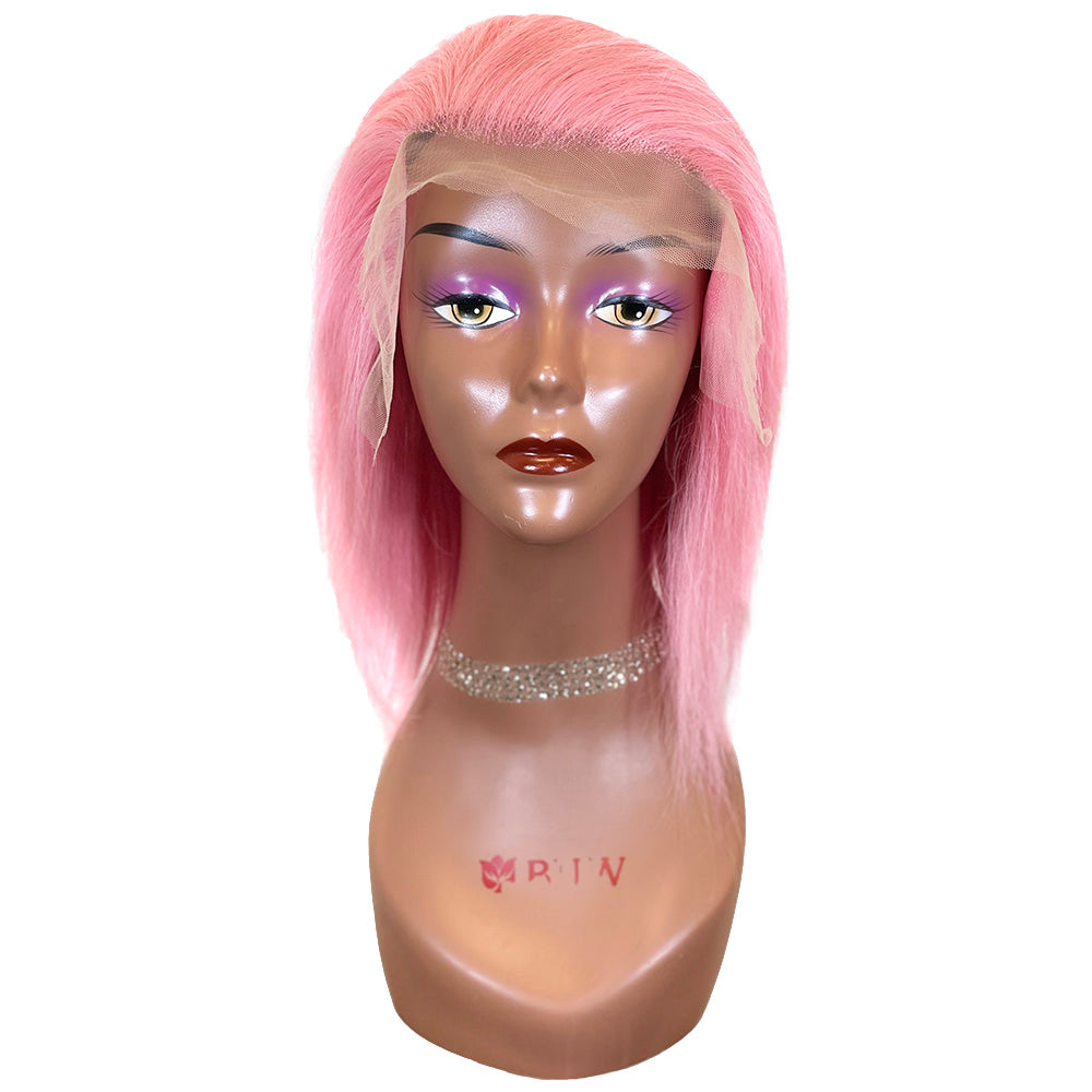 13x4 Pink Transparent Lace Frontal Wig