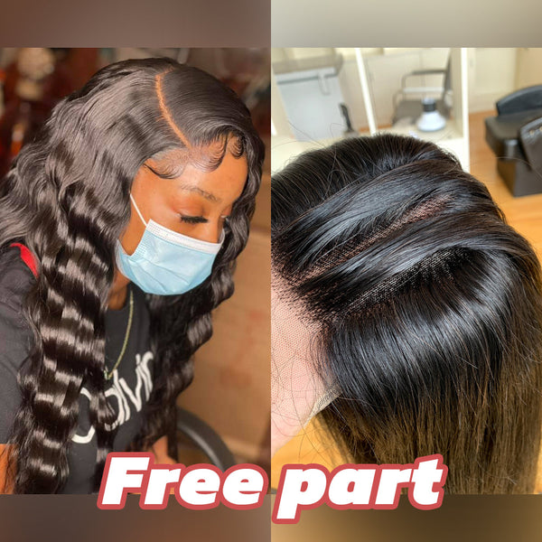 Natural Color 5x5 Free Part Transparent Lace Closure 100% Unprocessed Human Hair Pick Up
