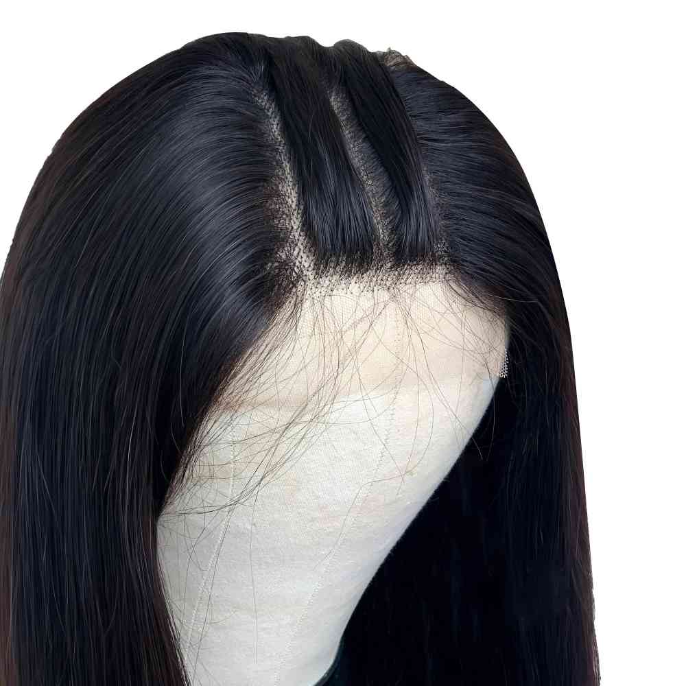 220% Density Customized Wig 5X5 Transparent Lace Closure With 3 Bundles Shipping/Pick Up