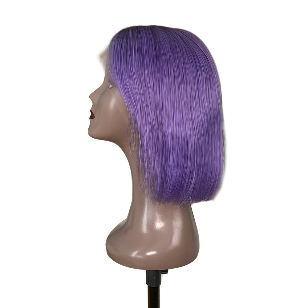 180% Density Dyeing Service 13X4 Transparent Lace Frontal Wig Dyed in Customered Specified Color（8 Colors Available） Only Online Order
