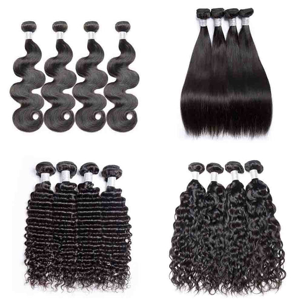 SEW IN PART Boho Braid 9A Bundle Natural Color 10"-38" 4PCS 100% Human Hair Good Quality Local Pickup & Shipping