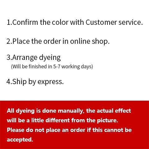 180% Density Dyeing Service 13X4 Transparent Lace Frontal Wig Dyed in Customered Specified Color Online Order Only